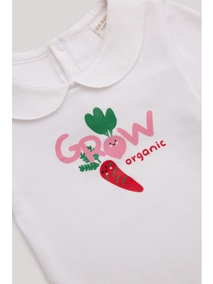 Layette Bg Store Kız Bebek Ekru Body