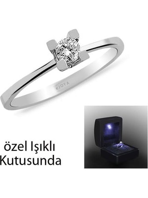 Ejoya 0,15 Ct Tektaş Pırlanta Yüzük 78494