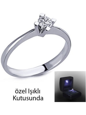 Ejoya 0,16 Ct Tektaş Pırlanta Yüzük 74079