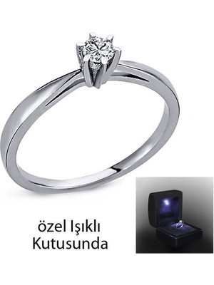 Ejoya 0,15 Ct Tektaş Pırlanta Yüzük 74083