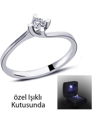 Ejoya 0,14 Ct Tektaş Pırlanta Yüzük 74076