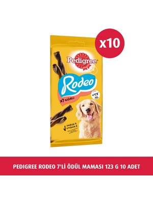 Pedigree Rodeo 7'li Ödül Maması 123 G  10X