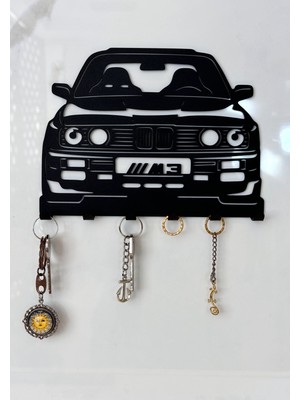 Velux Home Araba Temalı Metal Duvar Anahtar Askısı