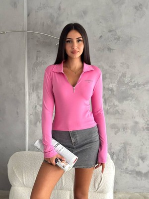 Noa Noa University Of Yarı Fermuarlı Uzun Kollu Kadın Sweatshirt