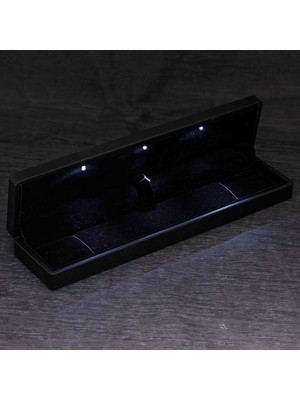 Turtcest Işıklı Siyah Renk Bileklik ve Tesbih Kutusu