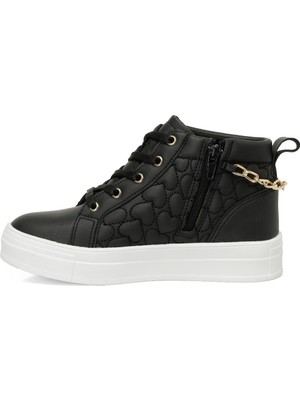 I Cool Corve F 4pr Siyah Kız Çocuk High Sneaker