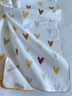 Masal Baby Kids Çok Amaçlı Müslin Örtü 80X90CM & Müslin Mendil Seti / Yeni Doğan/bebek /çocuk Müslin Bez / Müslin Battaniye