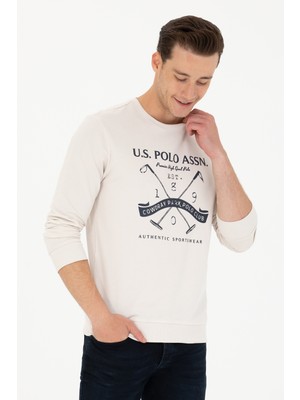 U.S. Polo Assn. Erkek Taş Sweatshirt 50270805-VR049