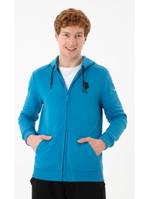 U.S. Polo Assn.  Erkek Kobalt Sweatshirt 50253132-VR077