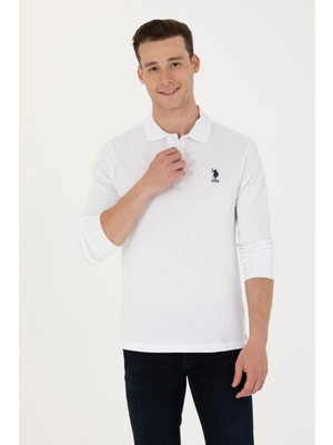 U.S. Polo Assn. Erkek Beyaz Sweatshirt 50269403-VR013