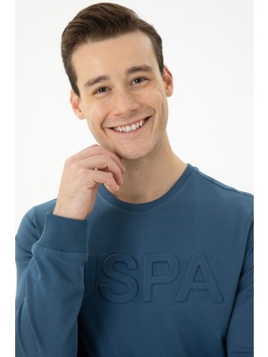 U.S. Polo Assn. Erkek İndigo Sweatshirt 50269402-VR028