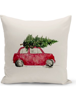 Bertille Home Yılbaşı Serisi Çift Tarafı Dijital Baskılı  8'li Kırlent Kılıfı Seti (Christmas Noel Cushion Cover)