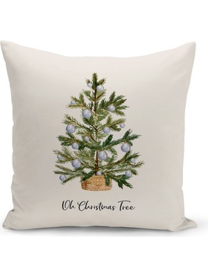 Bertille Home Yılbaşı Serisi Çift Tarafı Dijital Baskılı  8'li Kırlent Kılıfı Seti (Christmas Noel Cushion Cover)