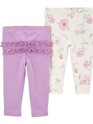 Carter's Kız Bebek 2'li Pantolon Set