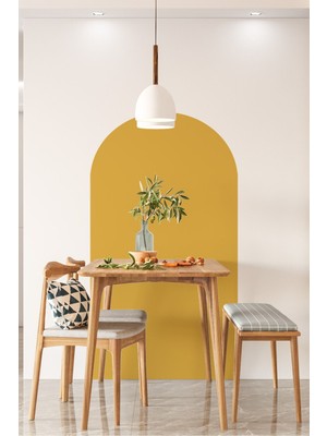 Mediterian Bohem Tarz Oval Duvar Sticker Oturma Odası Duvar Sticker Kemer Duvar Dekorasyon Sticker