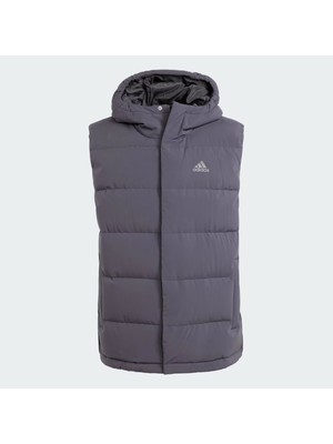 adidas Erkek Helionic Hooded Down Siyah Yelek IX8113