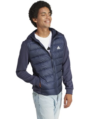adidas ESS DWN HYB J Erkek   Ceket IK3224