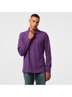 Nautica Erkek Mor Uzun Kollu Polo K37351T.6SW