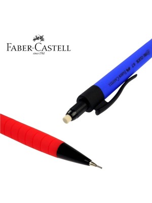 Faber-Castell Tri Click Kauçuk Kaplama Versatil Uçlu Kalem 0.7 4 Adet 17189