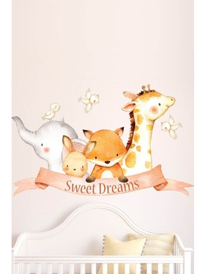 Mediterian Sweat Dreams Baby Animals Duvar Sticker