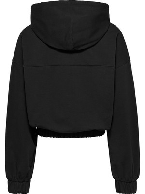 Kadın / Kız Marka Logolu Organik Pamuklu Günlük Kullanıma Uygun Siyah Sweatshirt DW0DW18668-BDS