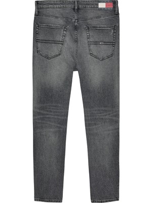 Erkek Marka Logolu Slim Fit Şık Görünüşlü Klasik 5 Cepli  Günlük Kullanıma Uygun Koyu Gri Jeans DM0DM18739-1BZ