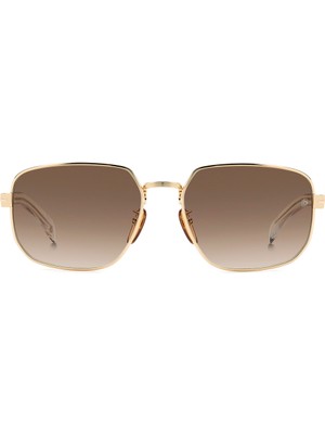 David Beckham Altın Erkek Güneş Gözlüğü 206638LOJ60HA