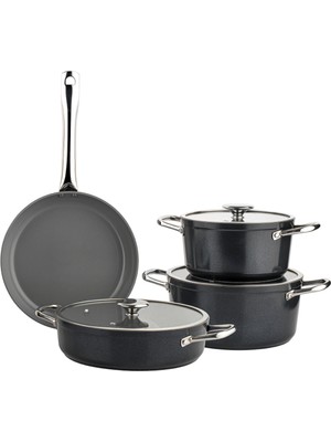 Bambum Tencere Seti Voyage Tencere Seti Siyah