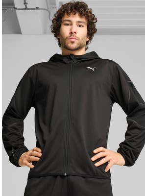 Puma Zip Ceket, M, Siyah