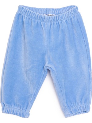 HelloBaby Basic Lastikli Kadife Eşofman Alt Erkek Bebek