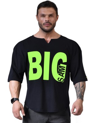 Big Sam Oversize Rag Top Vücut Geliştirme T-Shirt Big Sam 3191