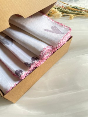 Masal Baby Kids Kutulu Müslin Bebek Ağız Mendili Seti. (5 Adet) & Penye Bebek Ağız Mendili (%100 Pamuk)