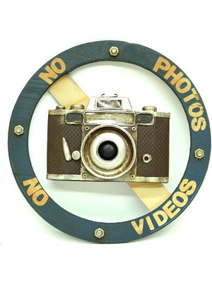 Turtcest Dekoratif Metal No Photo Vintage Tabela Duvar Süsü Hediyelik