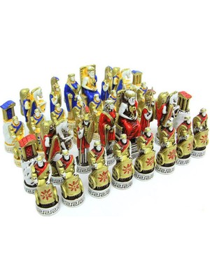 Turtcest Satranç Taşı Polyester Büyük Boy Athena Dekoratif Hediyelik