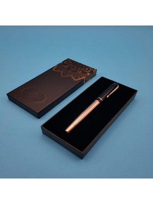 Turtcest Kutulu Roller Metal Kalem Dekoratif Hediyelik