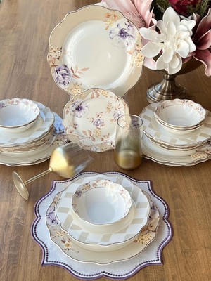 Rossev Yemek Takımı Dublin 24 Parça 6 Kişilik