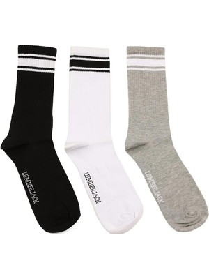 Lumberjack A10189897012010 4W MB Annıston 3lu 34US 4pr Sıyah Erkek Uzun Soket Corap