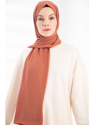 PURE SCARFS Krep Şal Nude