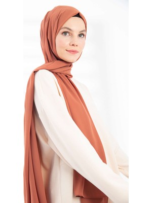 PURE SCARFS Krep Şal Nude