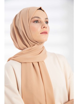 PURE SCARFS Krep Şal Latte