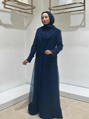 Seres Abaya 24Y140 Lacivert