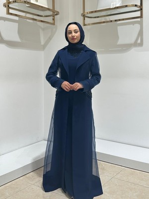 Seres Abaya 24Y140 Lacivert