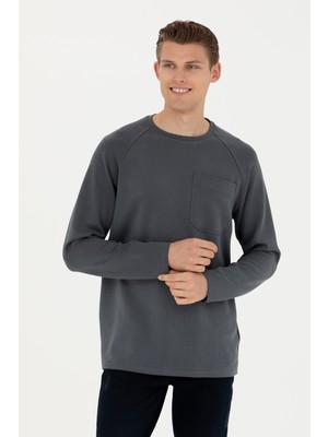U.S. Polo Assn. Erkek Antrasit Sweatshirt 50270814-VR006