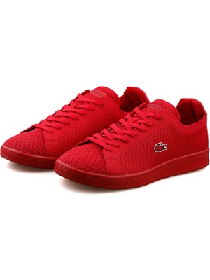 Lacoste Carnaby Piquee Erkek Günlük Ayakkabı 745SMA0023-RR1 Kırmızı