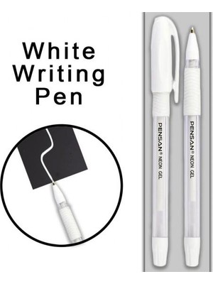 Turtcest Beyaz Jel Kalem Dekoratif Hediyelik