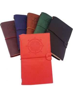 Turtcest Deri Pusula Defter Hediyelik