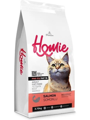 Homie Somonlu Yetişkin Kedi Maması 3.75 kg