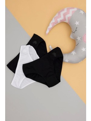 U.s. Polo Kız Çocuk Slip Külot 1677 Siyah