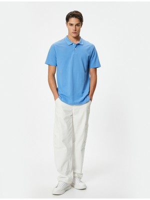 Koton Slim Fit Tişört Polo Yaka Kısa Kollu Pamuklu