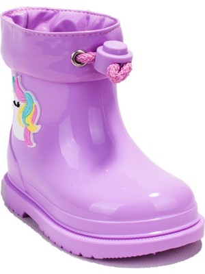 Igor W10253 Bimbi Unicornio Lila Ortopedik Kız Çocuk Yağmur Çizme